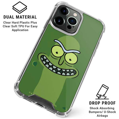 Adult Swim Rick and Morty Pickle Rick iPhone 16 Pro Max Clear Case